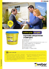 Листовка: weber.pas akrylat — декоративная акриловая штукатурка